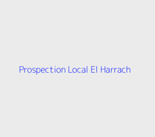 Prospection Local  Alger